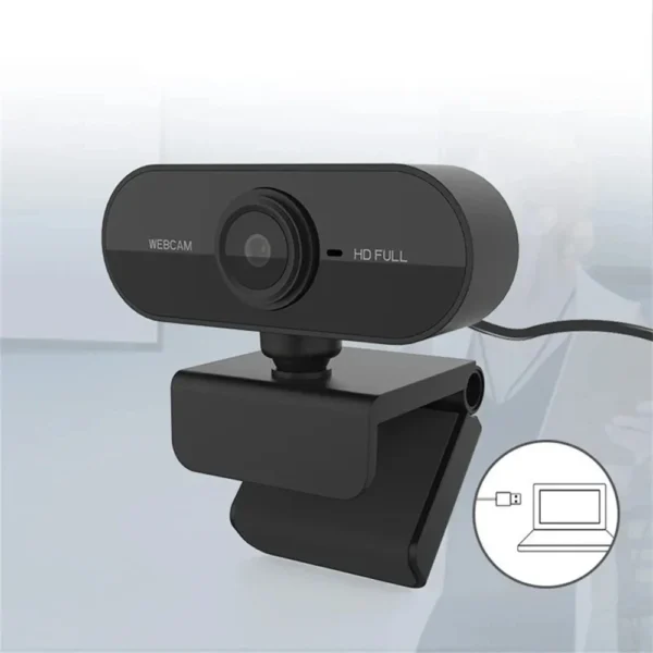 2K 1080P 720P 480P HD Webcam for Desktop Laptop Computer Mini USB Web Camera with Microphones Web Cam Cover for Youtube Skype - Image 5