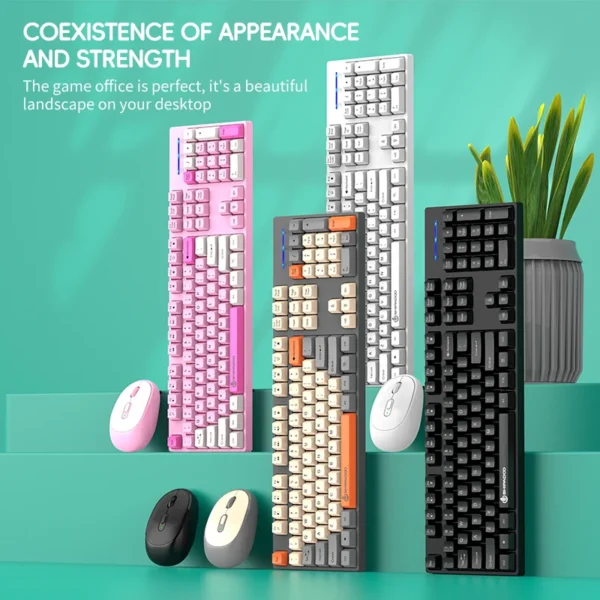 Unsharkable & Shipadoo Keyboard Gaming Wireless Laptop Desktops PC Computer Office Accessories Free wireless mouse With Numpad - Image 3