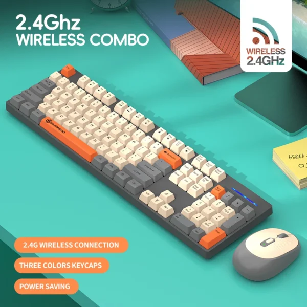 Unsharkable & Shipadoo Keyboard Gaming Wireless Laptop Desktops PC Computer Office Accessories Free wireless mouse With Numpad - Image 4